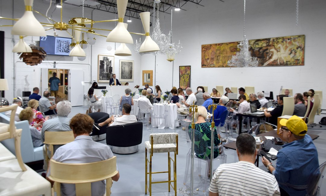 Live Art and Design Auction Event at Palm Beach Modern Auctions